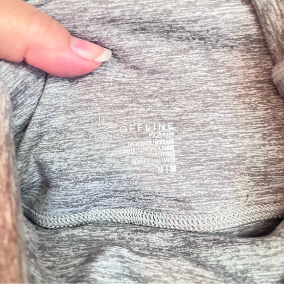 Offline by Aerie the hugger high waist fold over flared leggings - Picture 3 of 14